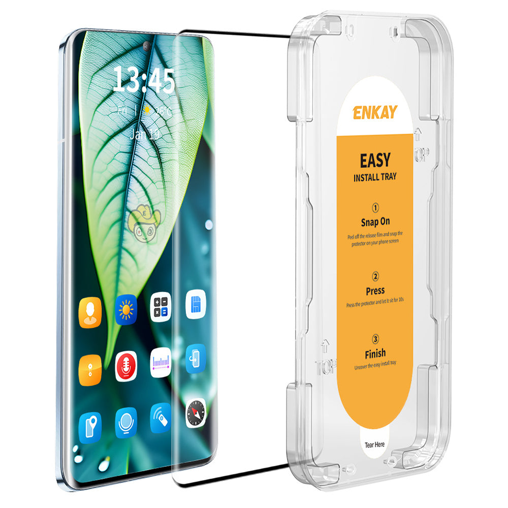 ENKAY HAT PRINCE For Realme GT5 Pro 5G Screen Protector 3D Hot Bending Tempered Glass Film ENKAY HAT PRINCE For Realme GT5 Pro 5G Screen Protector 3D Hot Bending Tempered Glass Film